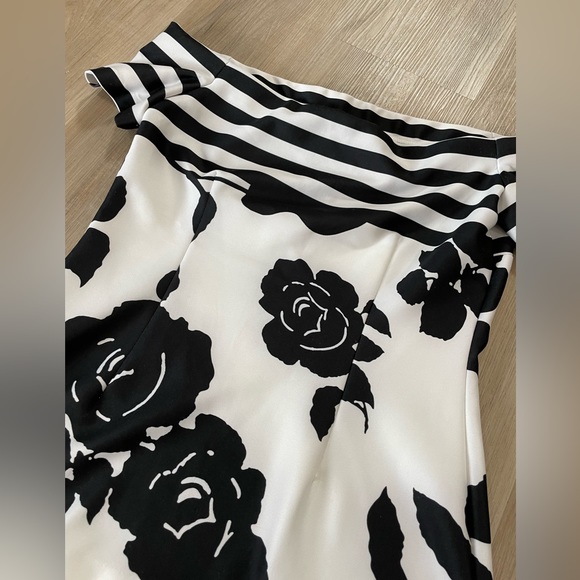 FRANK LYMAN Gorgeous Floral Off the Shoulder Dressy Blouse. Size 8 - Picture 2 of 9